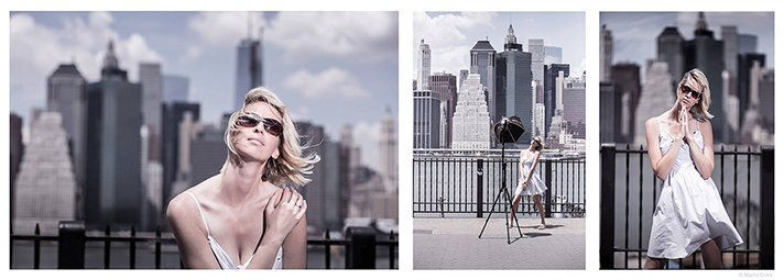 Model in New York Collage © Mario Dirks